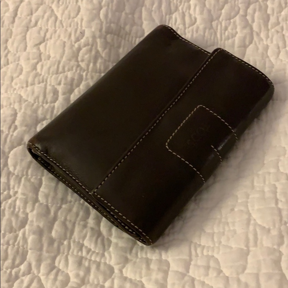 Authentic TOD’S brown leather wallet